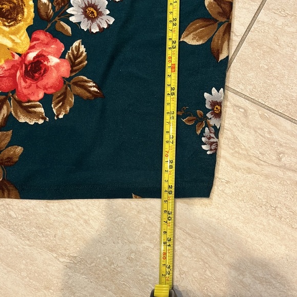 Cleo Floral Mini Dress Green Size Small - Picture 9 of 9